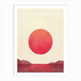 Sunset Over Water 7 Art Print