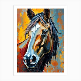 Horse Portrait Art Print