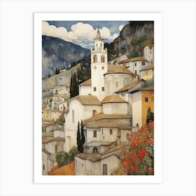 Italian Village 1 Art Print