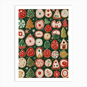 Christmas Cookies Art Print