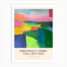Abstract Park Collection Poster Hampstead Heath London 3 Art Print
