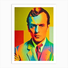 Jean Louis Trintignant Colourful Pop Movies Art Movies Art Print