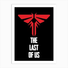 Last Of Us Logo Art Print