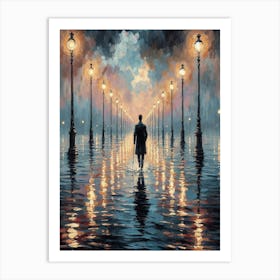 Night In The City Art Print