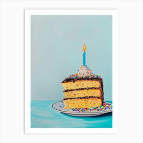 Birthday Cake 2 Art Print