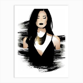 Asian Woman 19 Art Print