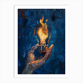 Light Bulb 33 Art Print