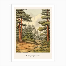 Ziarat Juniper Forest Art Print