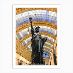 La Liberté in the Musee D’Orsay (Paris Series) Art Print