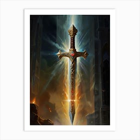 Sword Of The Dwarves Art Print