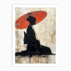 Geisha 23, Japan Art Print