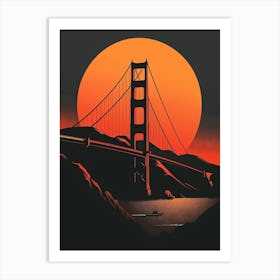 Golden Gate Bridge Art Print