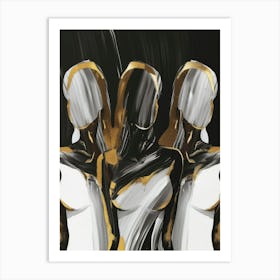 Three Women 6 Art Print