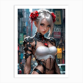 Gothic Girl 7 Art Print