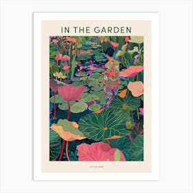 In The Garden Poster Lotusland Usa Art Print