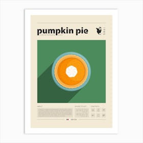 Pumpkin Pie Art Print
