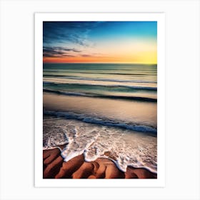 Sunset On The Beach 5 Art Print