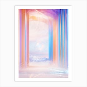 Abstract Rainbow Rainbows Art Print