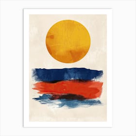 Sunset In The Sky Art Print