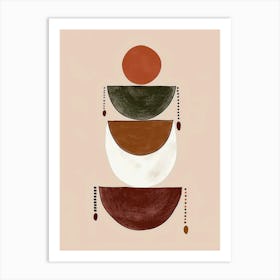 Stacked Vases Art Print