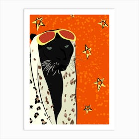 Panther in Style Art Print