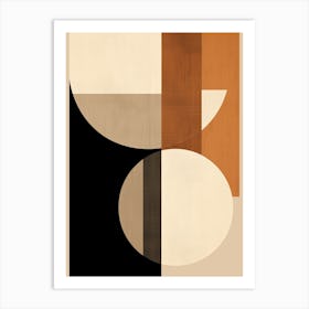 Mid Century Mirage; Geometric Splendor Art Print