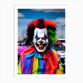 Very Creepy Clown - Reimagined 19 Art Print
