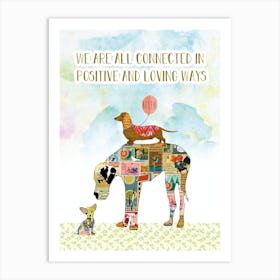 Connected Art Print