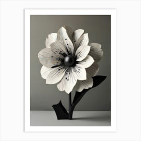 Flower Sculpture Art Print