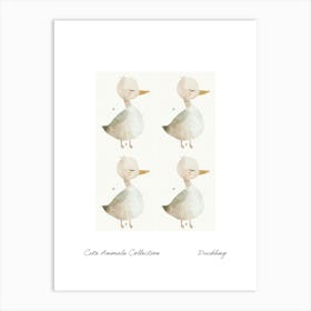 Cute Animals Collection Duckling 2 Art Print