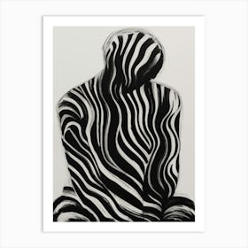 Lost in Thoughts Abstract Figure Art Print