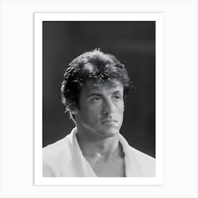 Sylvester Stallone Art Print