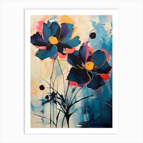 Blue Poppies 4 Art Print