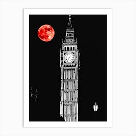 Big Ben At Night 4 Art Print