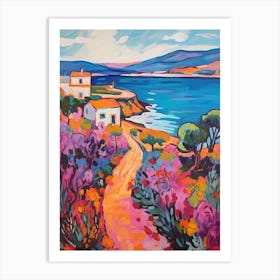 Sardinia Italy 4 Fauvist Painting Art Print