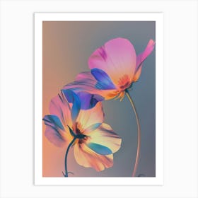 Iridescent Flower Buttercup 1 Art Print