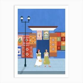 Oaxaca Carpet Shop Mexico Art Print