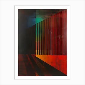 'The Red Line' Art Print