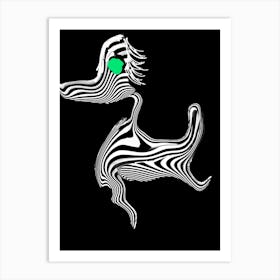 Zebra Art Print