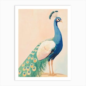 Peacock Painting Art Print