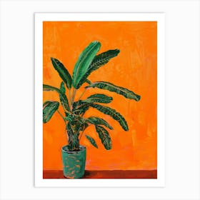 Banana Plant Art Print