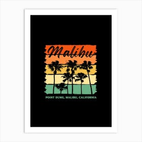 California Palm Trees Art Print