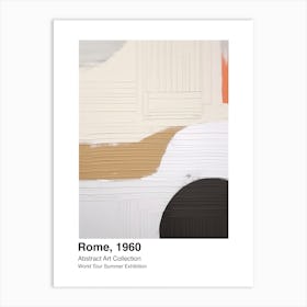 World Tour Exhibition, Abstract Art, Rome, 1960 9 Art Print