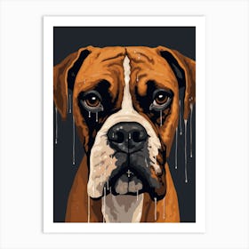 Boxer Dog 5 Art Print