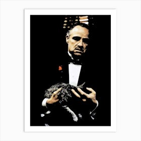 the Godfather movie 3 Art Print