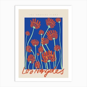 Los Angeles Flora Art Print