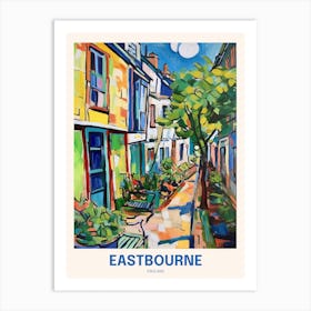 Eastbourne England 6 Uk Travel Poster Art Print