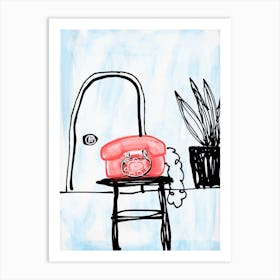 Red Telephone Art Print