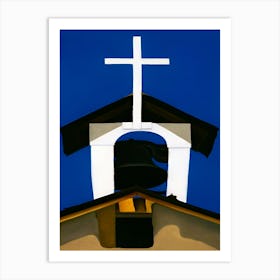 Georgia O'Keeffe - Church Steeple . 1930 Art Print