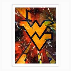 West Virginia Mountaineers 1 Art Print